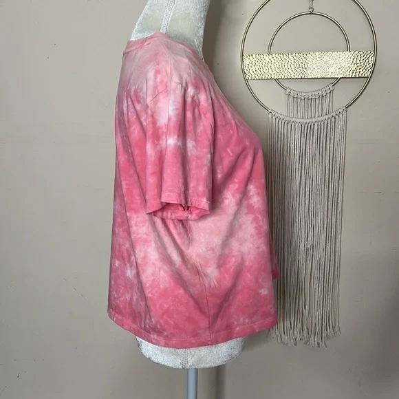 Wild fable • tie dye shirt sleeve cropped tee - Picture 2 of 7